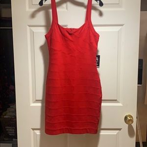 Express Red bandage dress